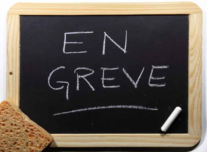 En grève