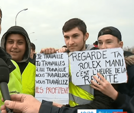 Gilets Jaunes - conjugaison de 'travailler'