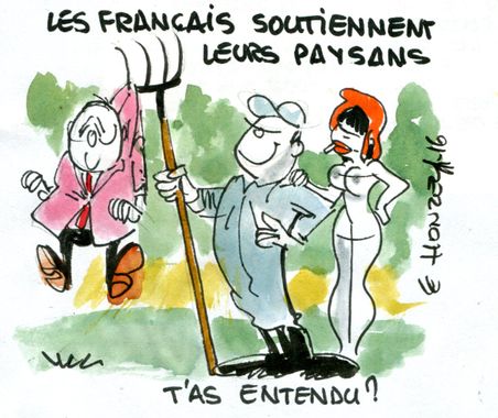 Les Français soutiennent leurs paysans