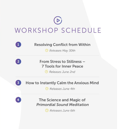Workshop schedule