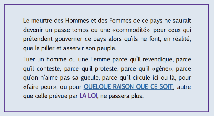 Le meurtre des Hommes et des Femmes